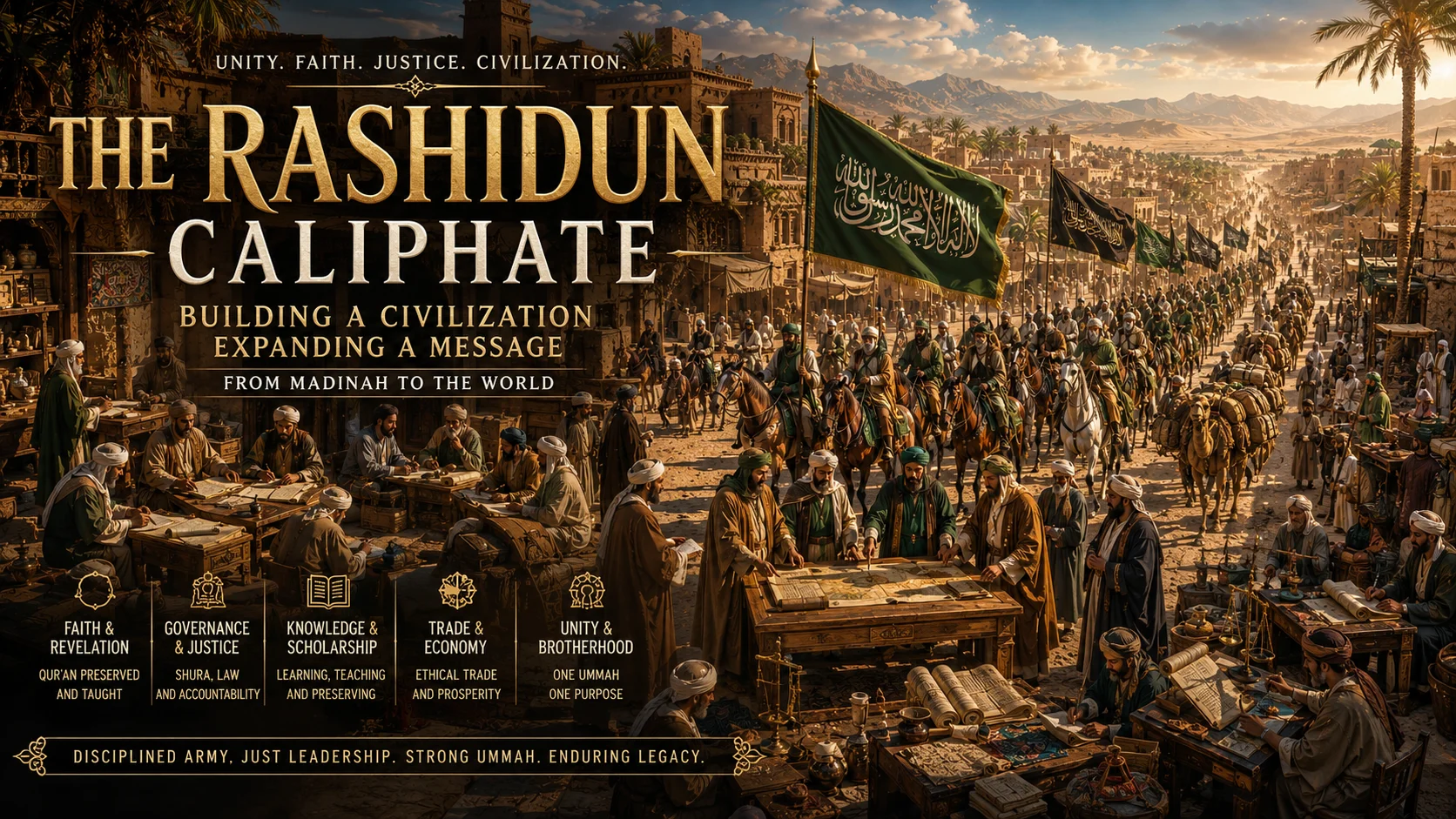 From Revelation to Rule: How Islam Became a Living State After the Prophet ﷺ