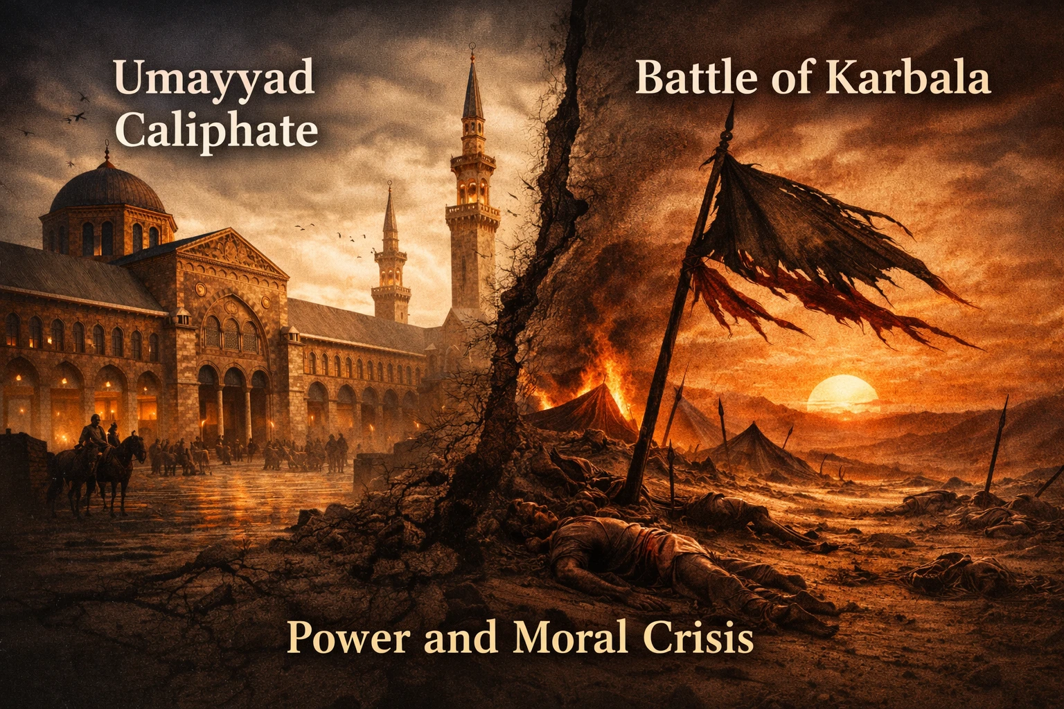Umayyad Caliphate Power and Moral Crisis from Karbala to Abbasid Rise