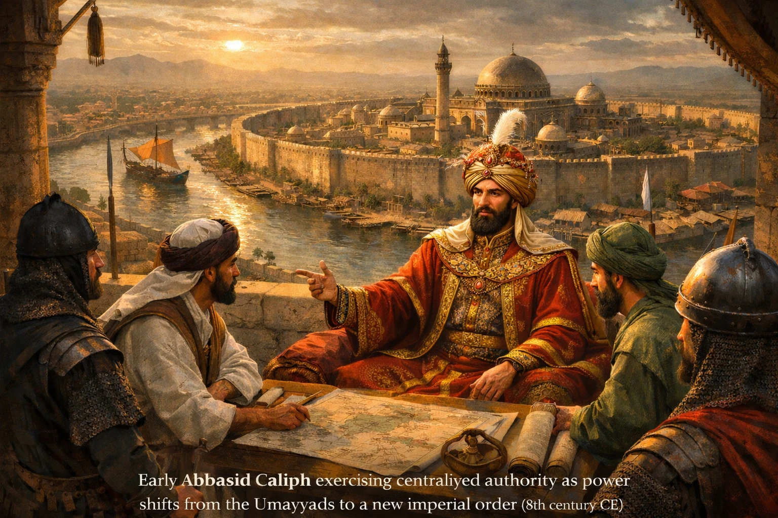 Early Abbasid Caliphate Power Baghdad and Political Change